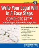 Write Your Legal Will in 3 Easy Steps (download version)