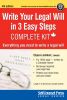 Write Your Legal Will in 3 Easy Steps