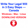 Write Your Legal Will in 3 Easy Steps (download version)