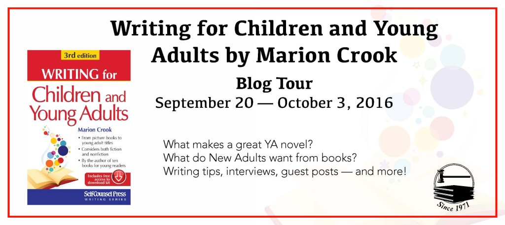 Writing for Children and Young Adults Marion Crook Blog Tour